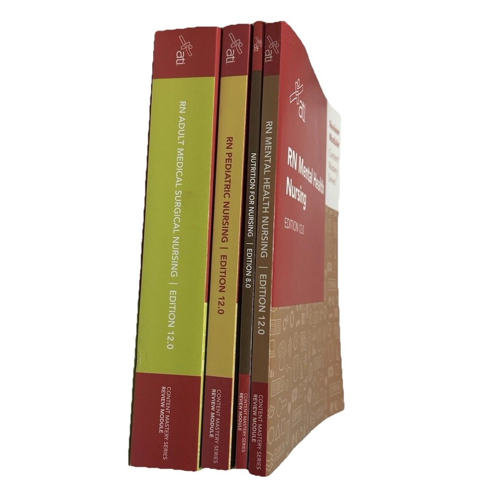 ATI RN Review Module Bundle Adult Med Surg Mental Health Pediatric Nutrition